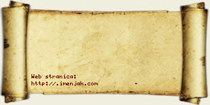 Kristina Pavković vizit kartica